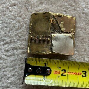 Mixed Metals Belt Buckle